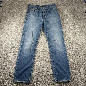 J Crew Jeans Mens 31x32 (Fits 30x30) Vintage Slim Straight Denim Workwear Casual